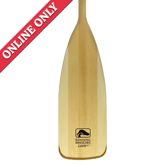 Bending Branches Loon Canoe Paddle showing its sold online only