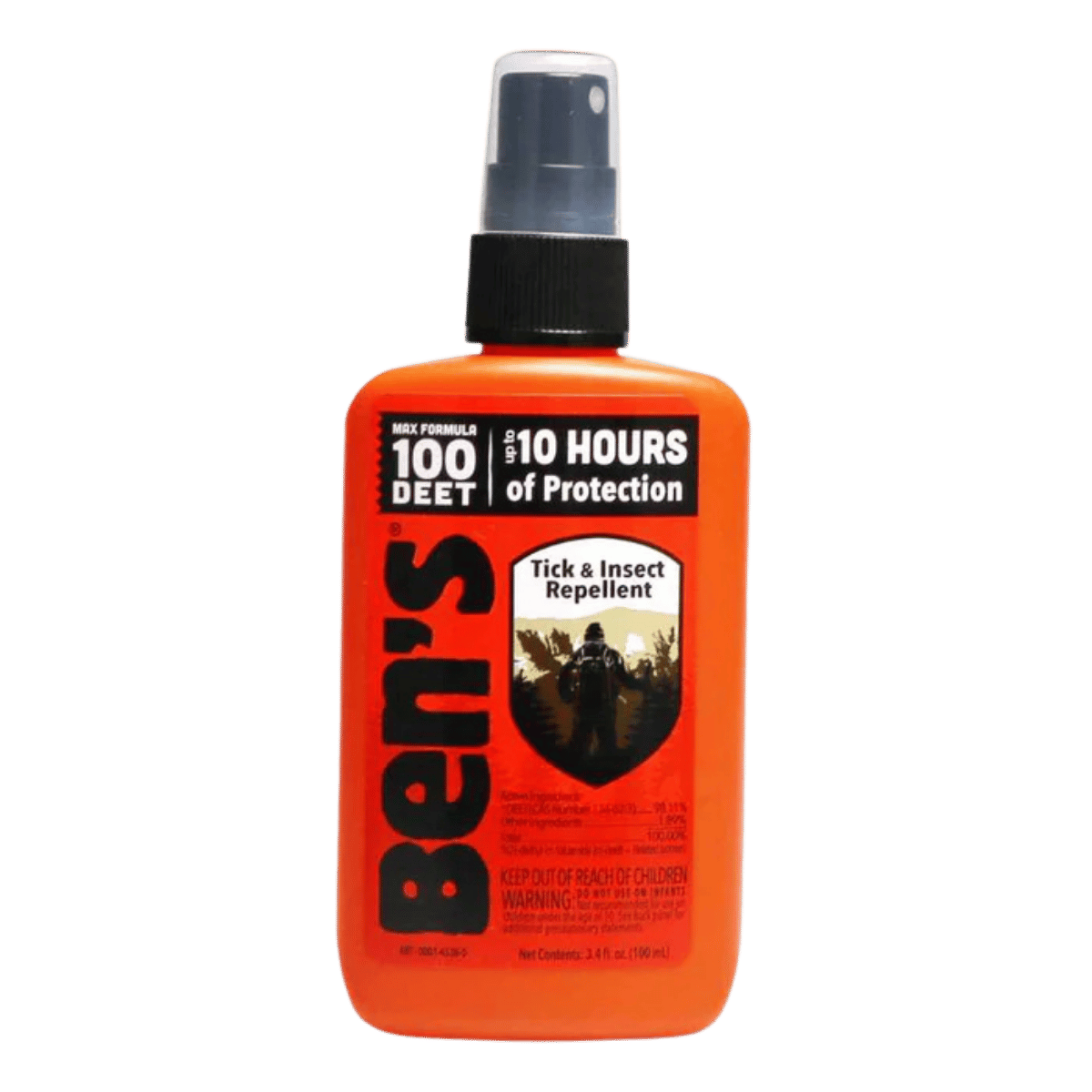 BEN'S MAX 100% DEET 3.4 OZ PUMP FRONT SPRAY