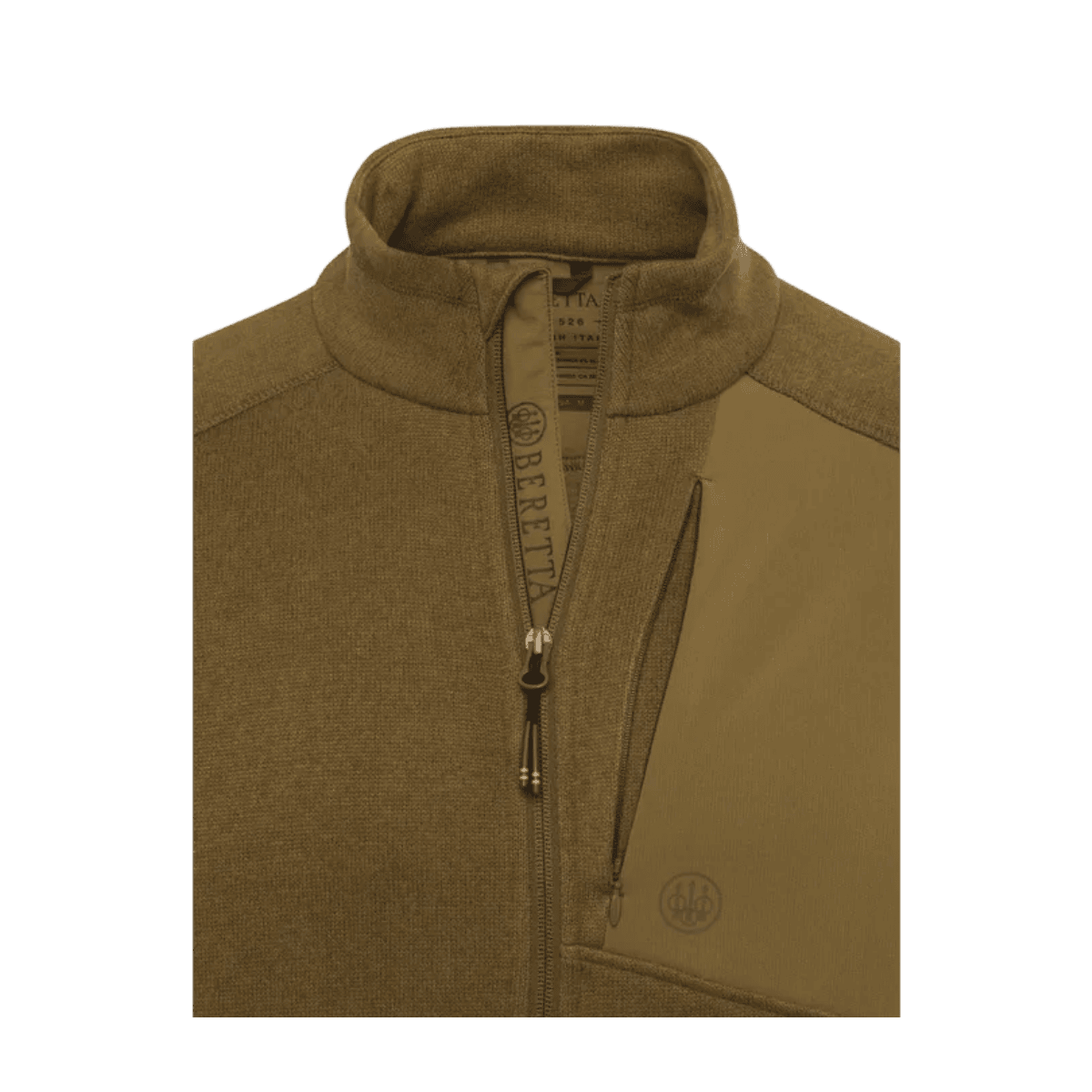 BERETTA USA ABISKO FULL ZIP FLEECE - OTTER - FEATURE VIEW