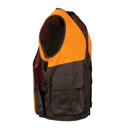 BERETTA COMMAND PRO VEST - BROWN BARK & ORANGE - SIDE VIEW