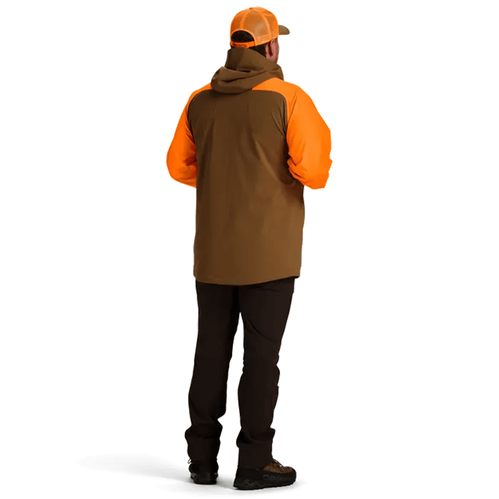 BERETTA USA COVEY 2L FIELD JACKET - OTTER & ORANGE - BACK VIEW