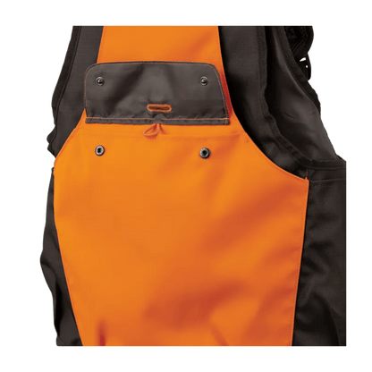 BERETTA OUTLANDER STRAP VEST - BROWN BARK & ORANGE - POCKET VIEW