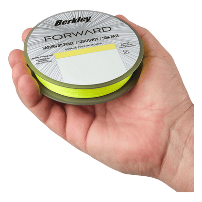 BERKLEY FORWARD BRAID FS 150YD – SONAR-OPTIMIZED - FLAME GREEN
