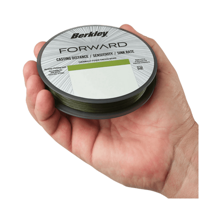 BERKLEY FORWARD BRAID FS 150YD – SONAR-OPTIMIZED - LOW-VIS GREEN
