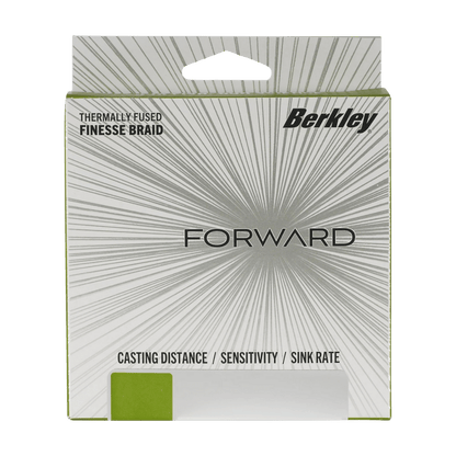 BERKLEY FORWARD BRAID FS 150YD – SONAR-OPTIMIZED - LOW-VIS GREEN -  PRODUCT PACKAGING FRONT VIEW