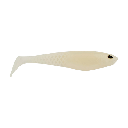 BERKLEY POWERBAIT UNRIGGED CULLSHAD 5IN SOFT BAIT - ALBINO