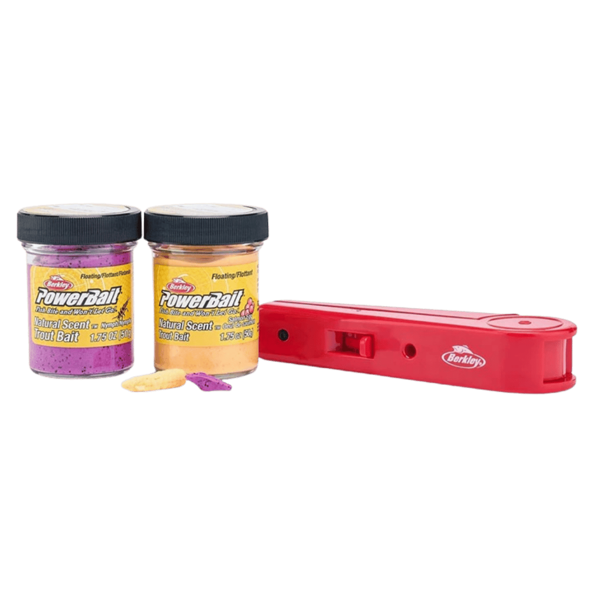 BERKLEY TROUT DOUGH MOLDING MULTIPACKS PEACH/GRAPE