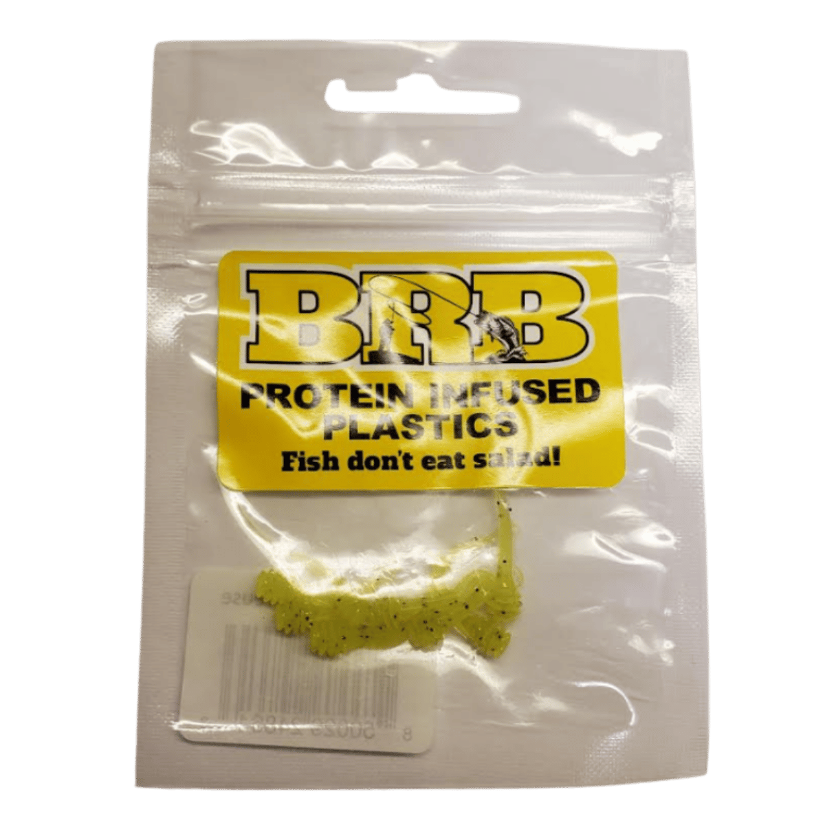 BILLU RUB TICKLER BAIT 8PC - CHARTREUSE
