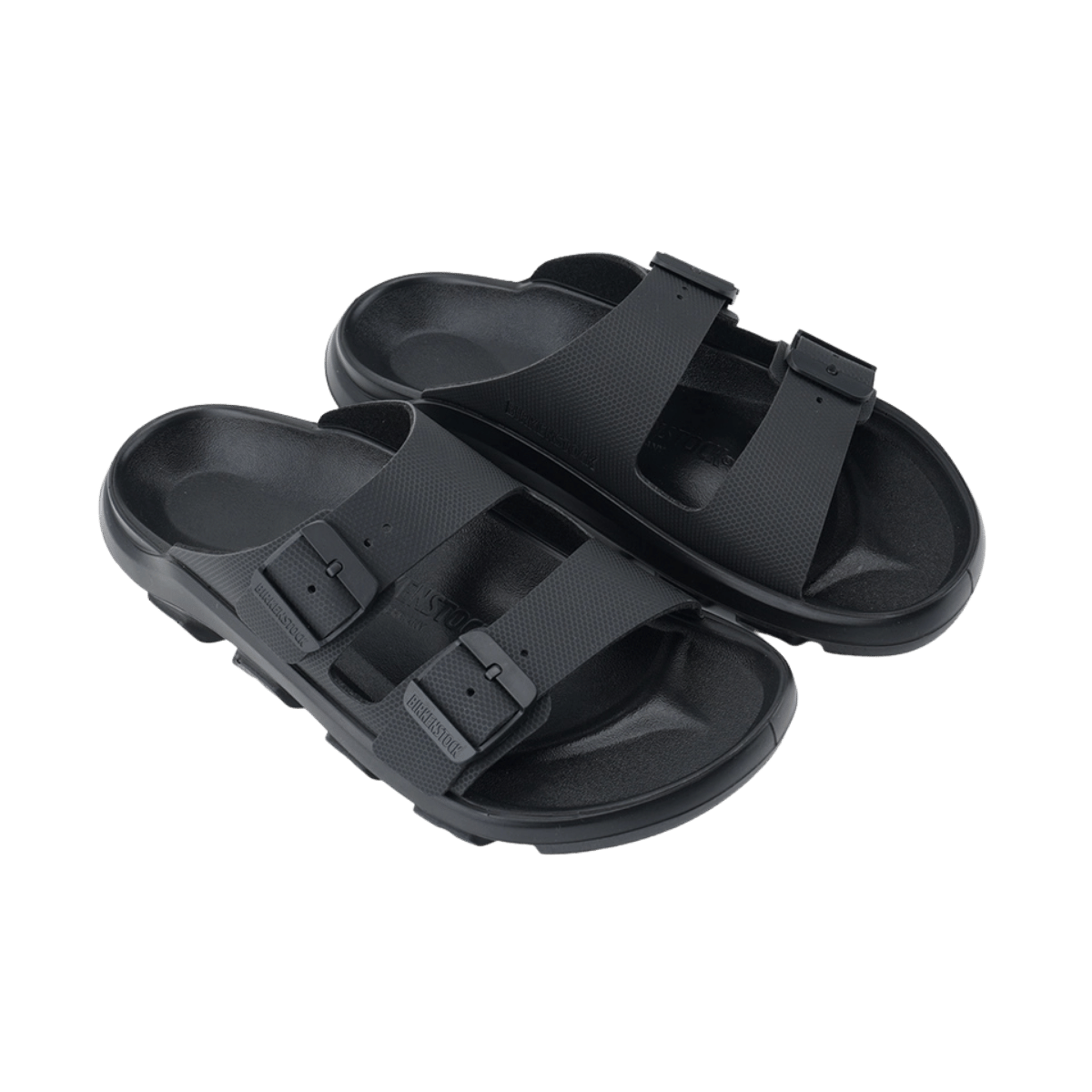 BIRKENSTOCK MOGAMI TERRA SLIDE - APEX BLACK  - TOP-DOWN VIEW