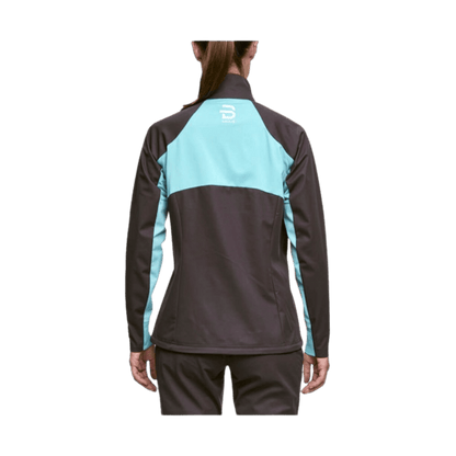 BJORN DAEHLIE WOMEN'S JACKET CHALLENGE 2.0 - NINE IRON - BACK VIEW