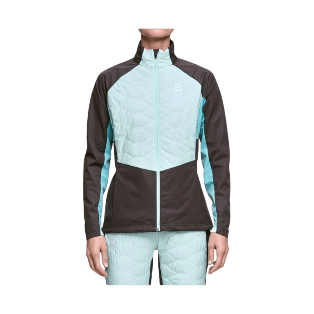 BJORN DAEHLIE WOMEN'S JACKET CHALLENGE 2.0 - NINE IRON - FRONT VIEW