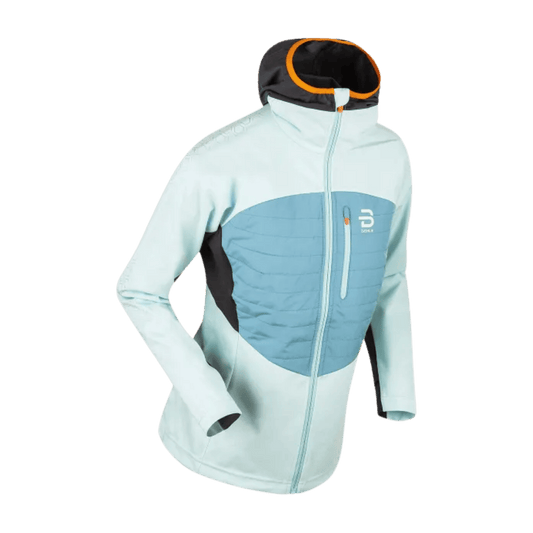 BJORN DAEHLIE WOMEN'S JACKET NORTH - ICED AQUA - FRONT VIEW