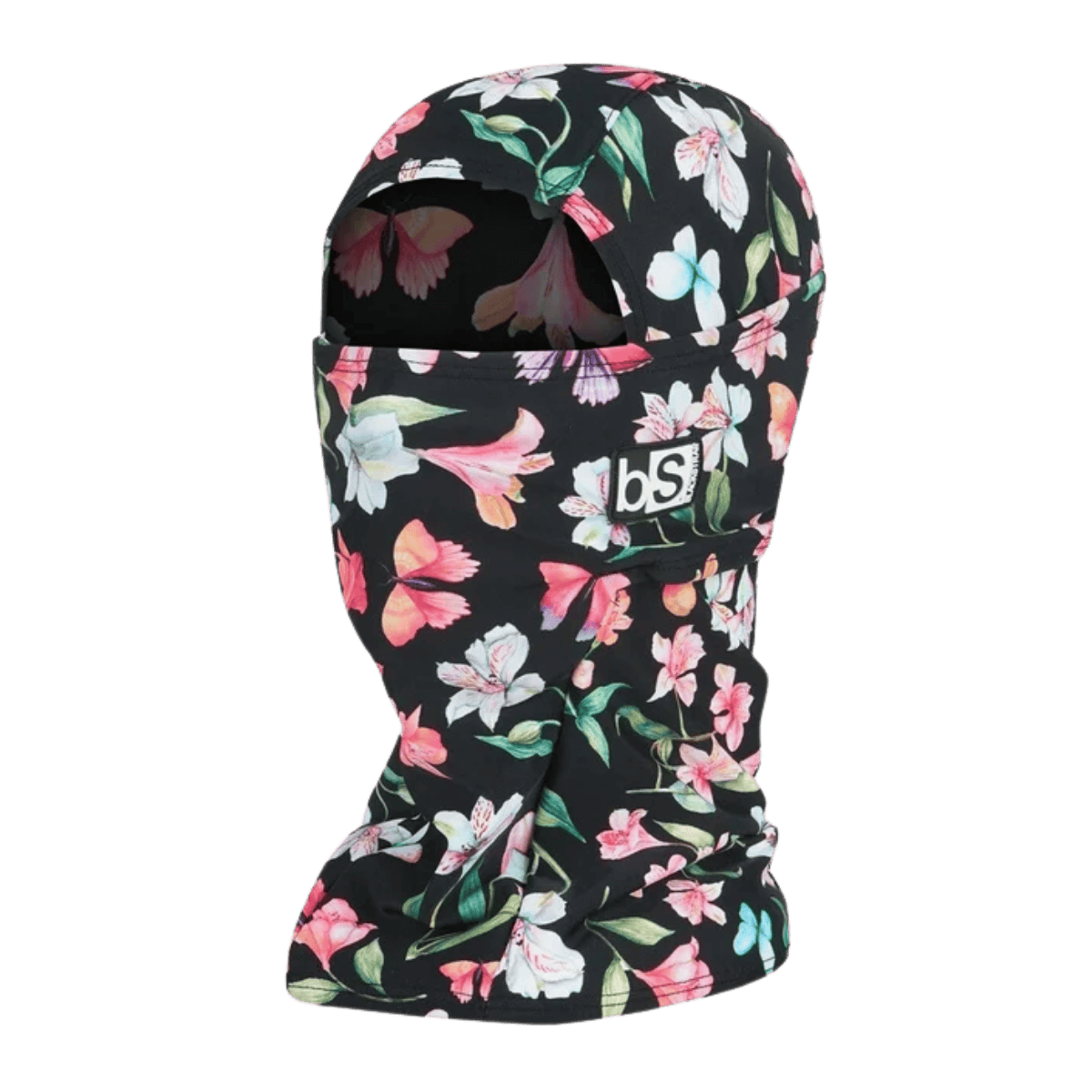 BLACK STRAP THE HOOD BALACLAVA FACEMASK - ONE SIZE - FLORAL  SEQUENCE