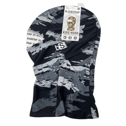 BLACK STRAP THE KIDS HOOD - CAMO TONAL - SIDE VIEW (LEFT)