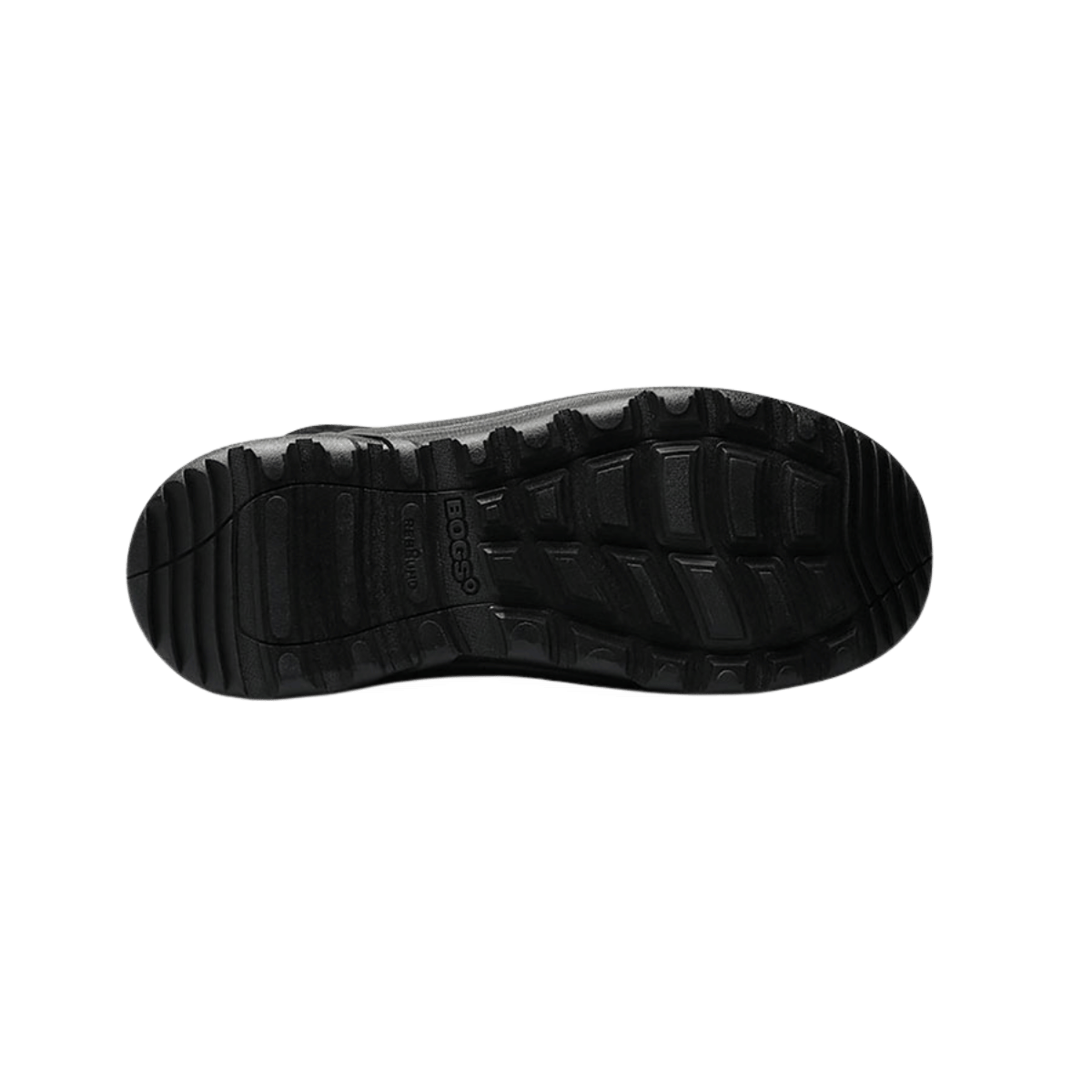 BOGS MEN'S BOZEMAN MID WATERPROOF BOOTS - BLACK - OUTSOLE VIEW