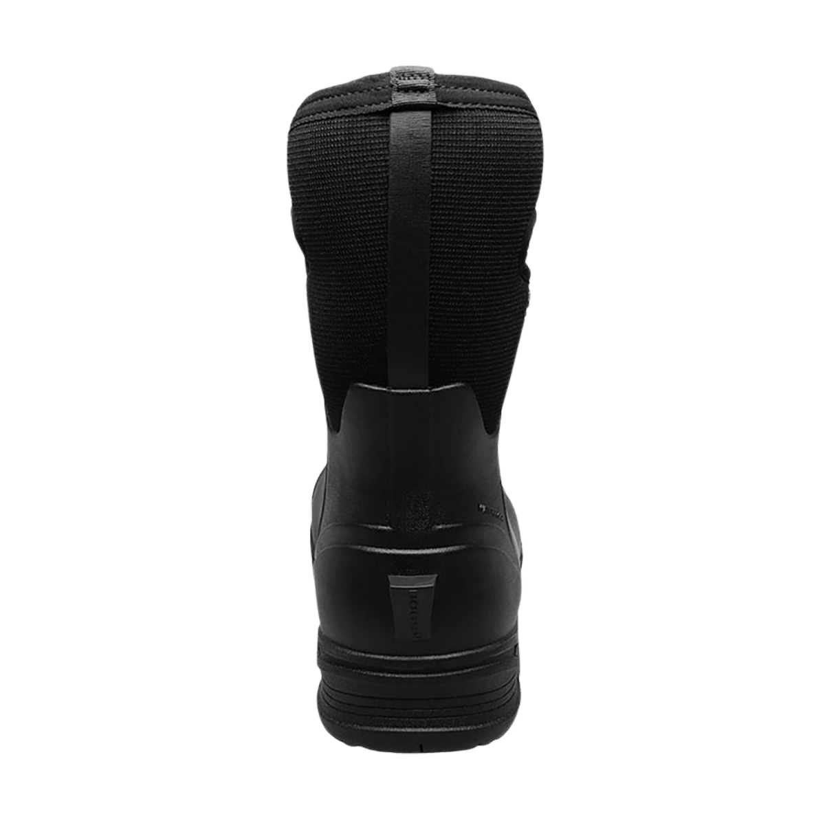 BOGS MEN'S BOZEMAN MID WATERPROOF BOOTS - BLACK - BACK VIEW