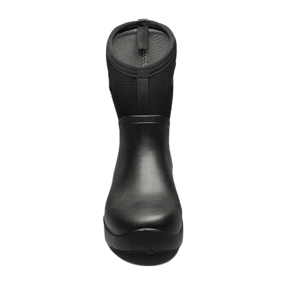 BOGS MEN'S BOZEMAN MID WATERPROOF BOOTS - BLACK - FRONT VIEW