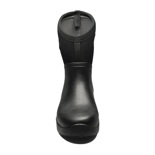 BOGS MEN'S BOZEMAN MID WATERPROOF BOOTS - BLACK - FRONT VIEW