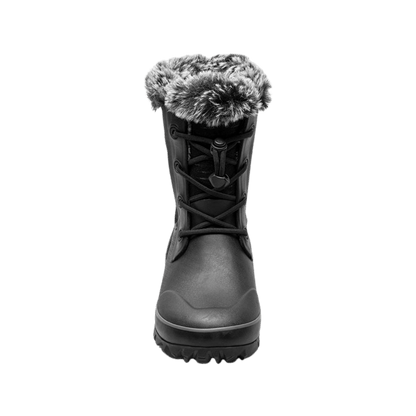 BOGS KIDS' ARCATA II DASH 35-F WINTER BOOTS - BLACK - FRONT VIEW