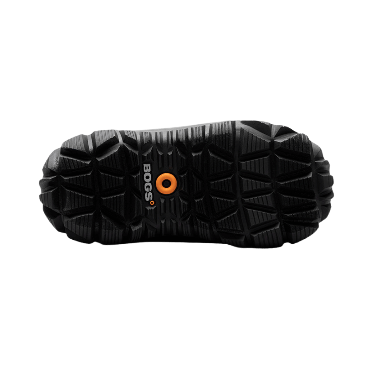 BOGS KIDS' ARCATA II DASH 35-F WINTER BOOTS - BLACK - OUTSOLE VIEW