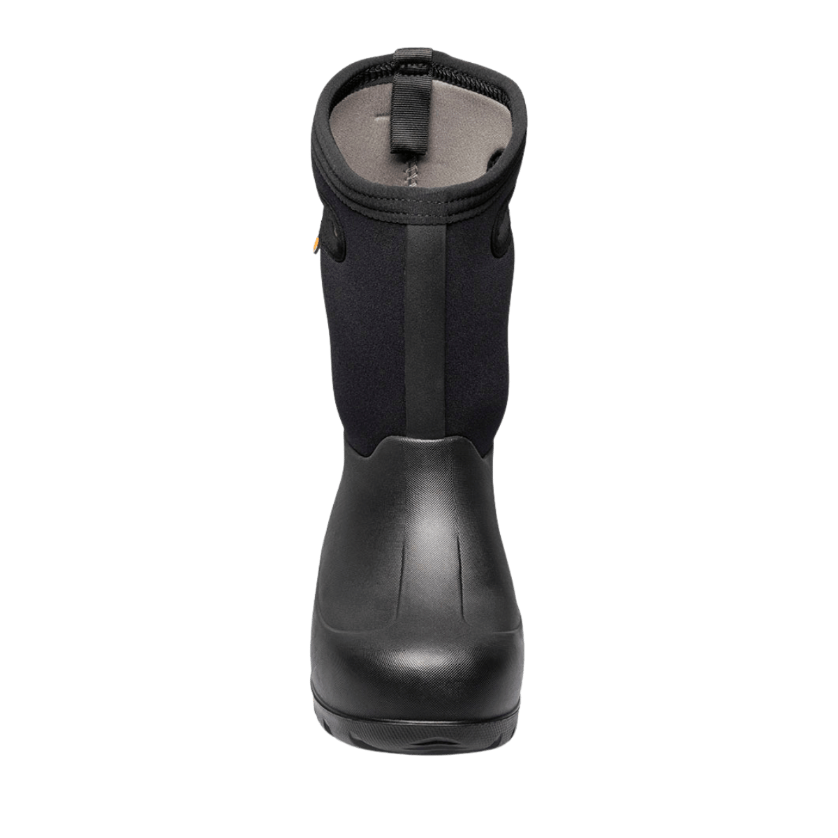 BOGS KIDS' NEO-CLASSIC SOLID WINTER BOOTS - BLACK - FRONT VIEW