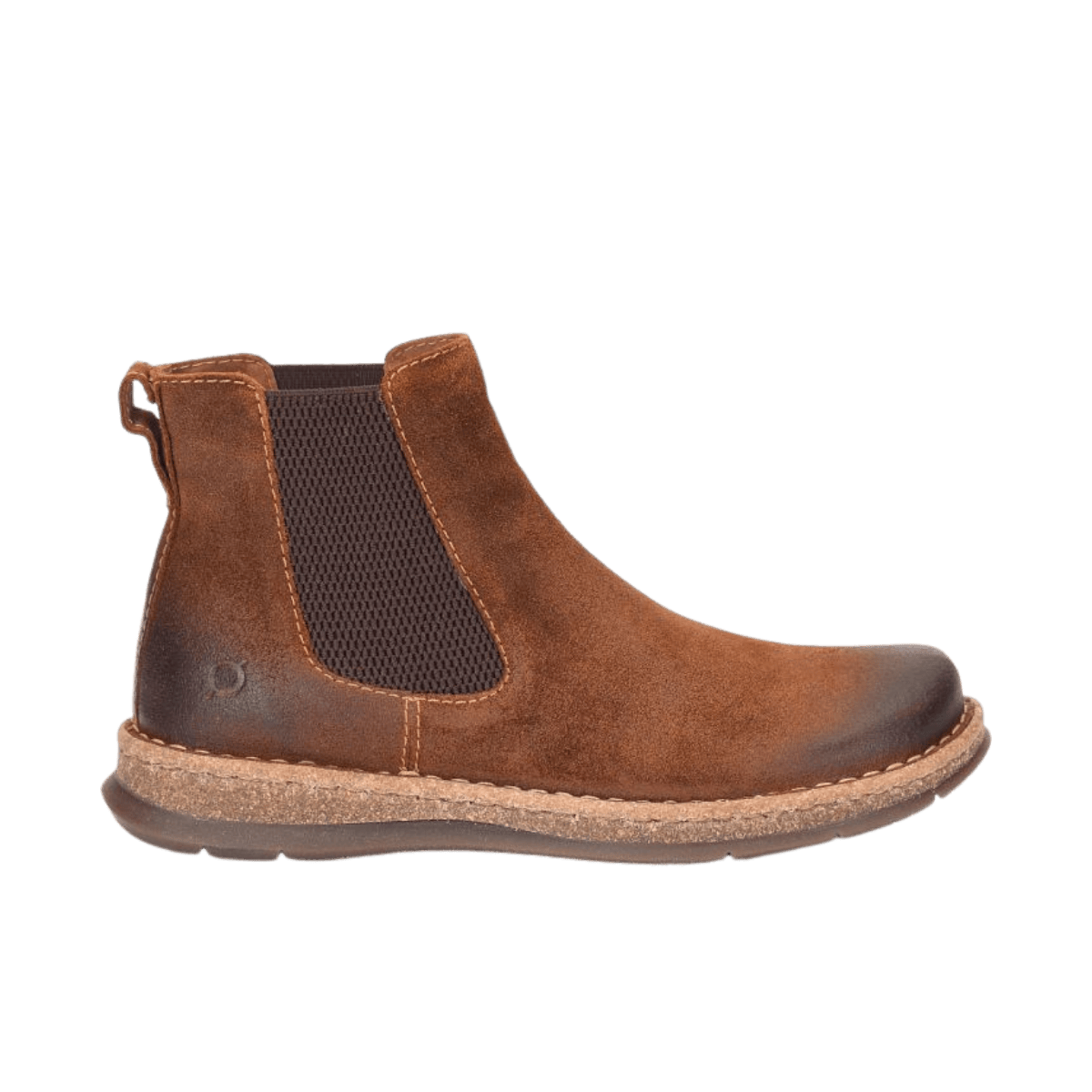 BRODY DISTRESSED LEATHER BOOTS - GLAZED GINGER - SIDE VIEW