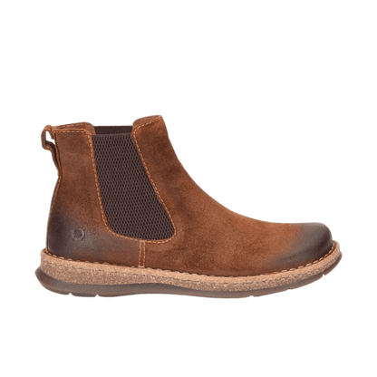 BRODY DISTRESSED LEATHER BOOTS - GLAZED GINGER - SIDE VIEW