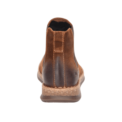 BRODY DISTRESSED LEATHER BOOTS - GLAZED GINGER - BACK VIEW