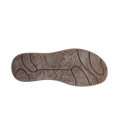 BRODY DISTRESSED LEATHER BOOTS - GLAZED GINGER - BOTTOM/SOLE VIEW