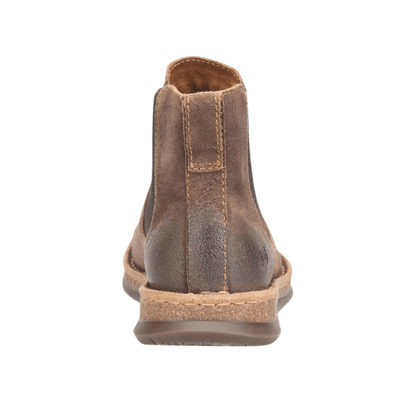BORN BRODY DISTRESSED BOOTS - TAUPE -BACK VIEW