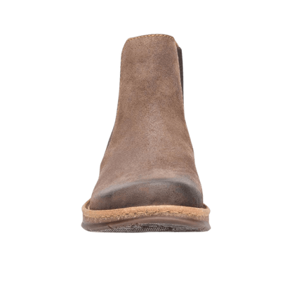 BORN BRODY DISTRESSED BOOTS - TAUPE - FRONT VIEW