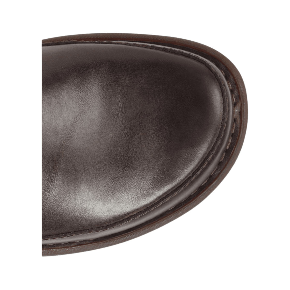 BORN NIGEL 3-EYE - DARK BROWN - CLOSER FRONT VIEW