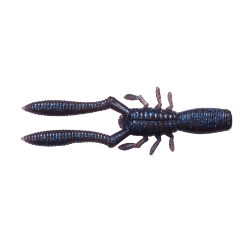 BOTTLE SHRIMP 6PK - 4" CINNAMON BLUE FLAKE