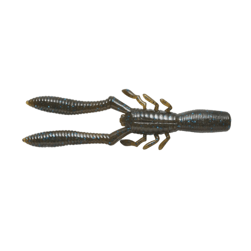 BOTTLE SHRIMP 6PK - 4" GREEN PUMPKIN BLUE