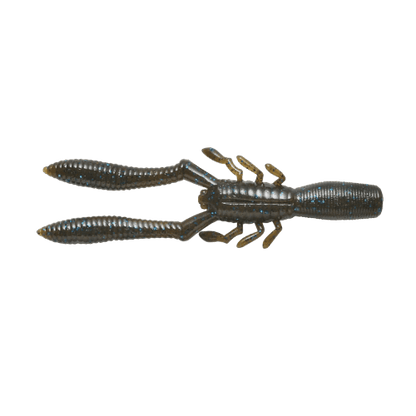BOTTLE SHRIMP 6PK - 4" GREEN PUMPKIN BLUE