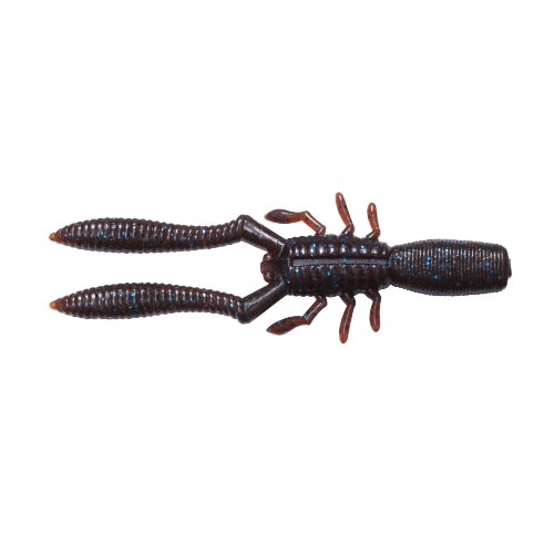 BOTTLE SHRIMP 6PK - 4" SCUPERNONG BLUE FLAKE