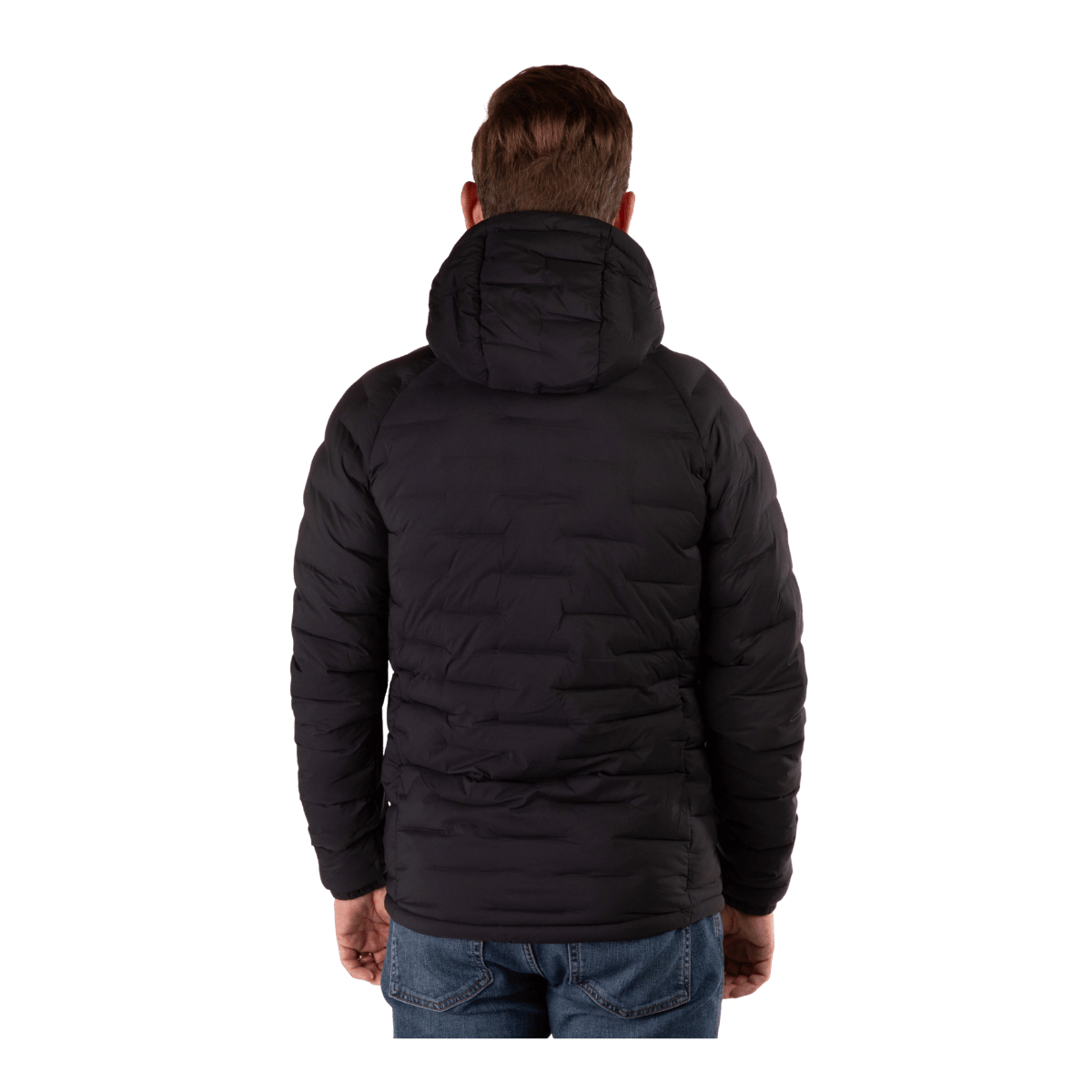 BOULDER GEAR MEN'S ENDURANCE JACKET REGULAR BLACK BACK VIEW