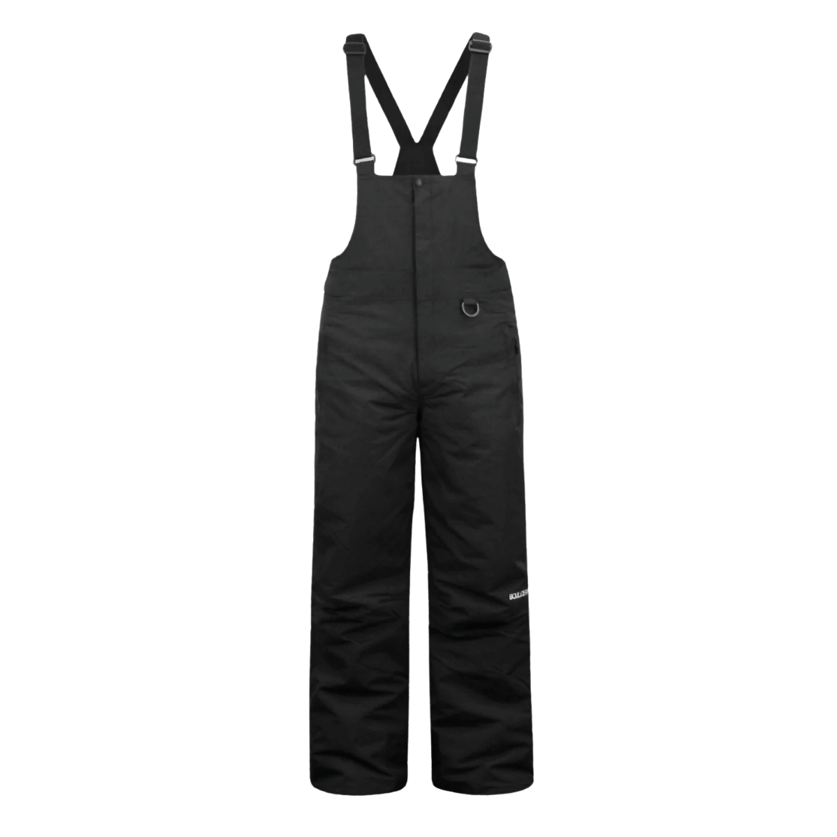 BOULDER GEAR MEN'S PINNACLE BIB EXTENDED BLACK FRONT VIEW