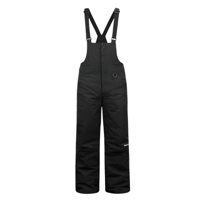 BOULDER GEAR MEN'S PINNACLE BIB REGULAR BLACK FRONT VIEW