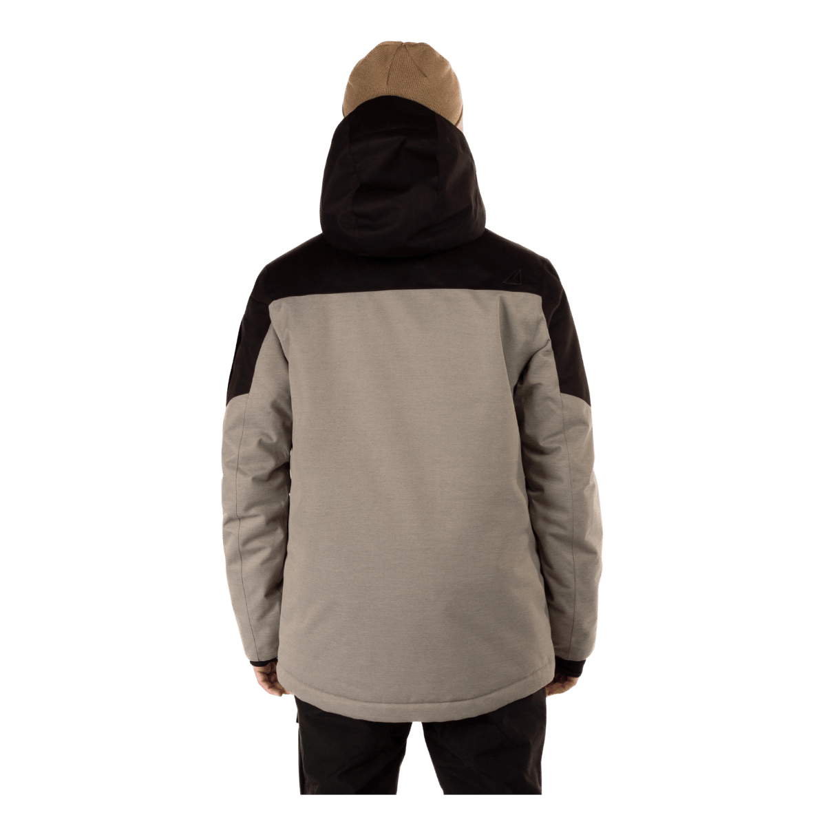 BOULDER GEAR MEN'S QUEST JACKET GRAVEL BACK VIEW