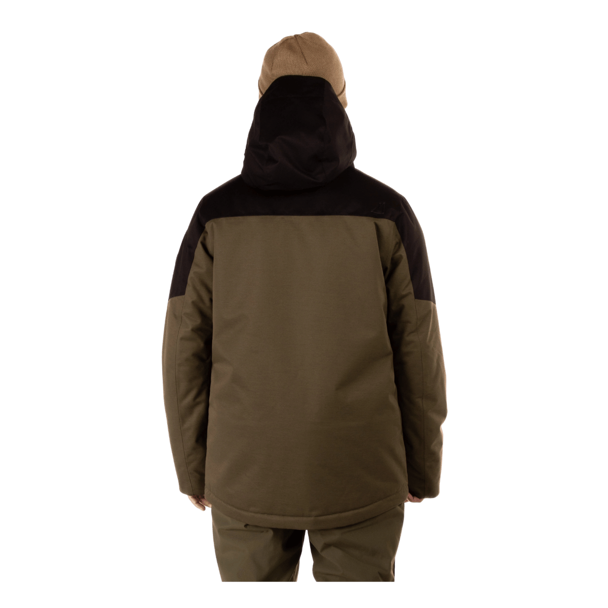 BOULDER GEAR MEN'S QUEST JACKET OLIVE NIGHT BACK VIEW