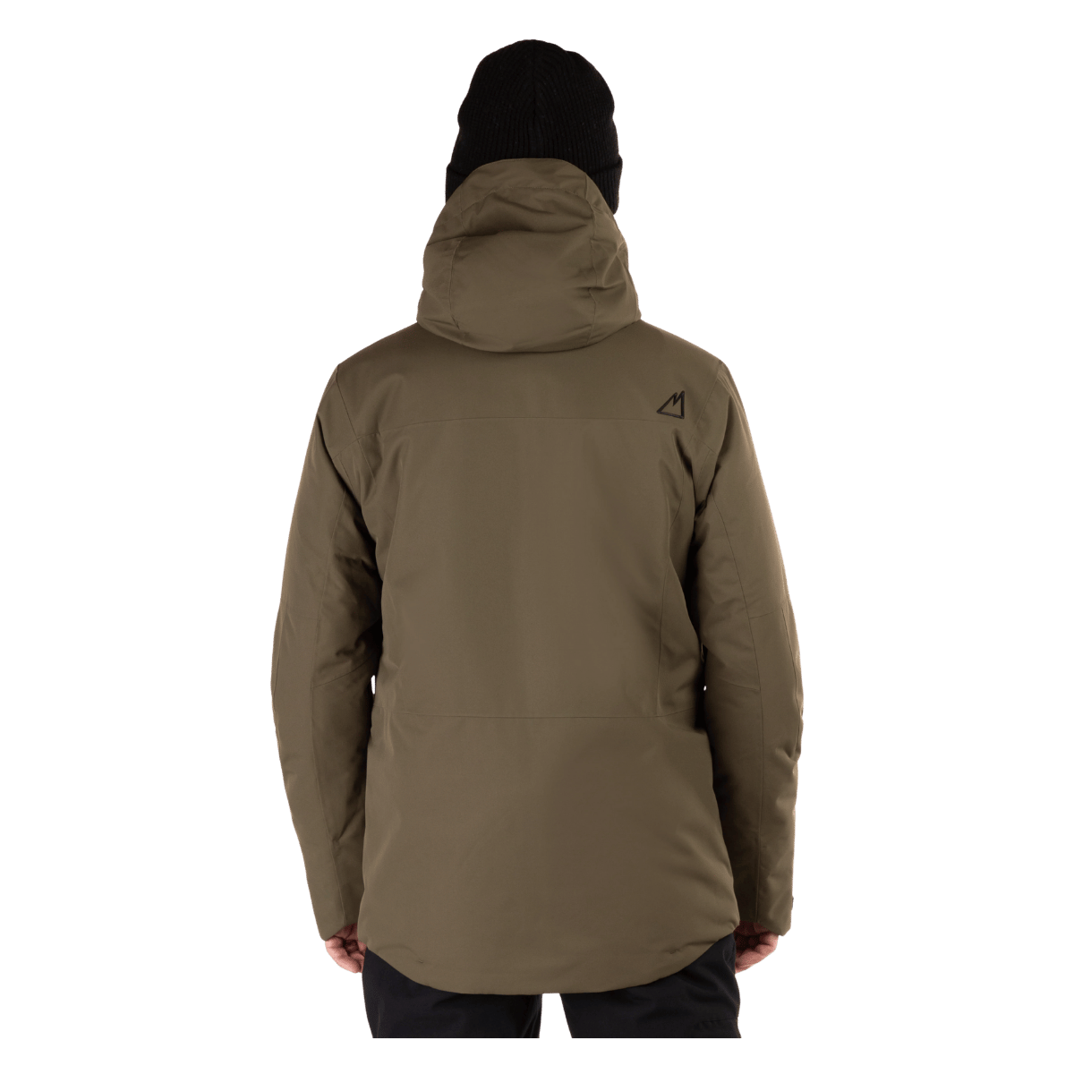 BOULDER GEAR MEN'S REACTOR JACKET OLIVE NIGHT BACK VIEW