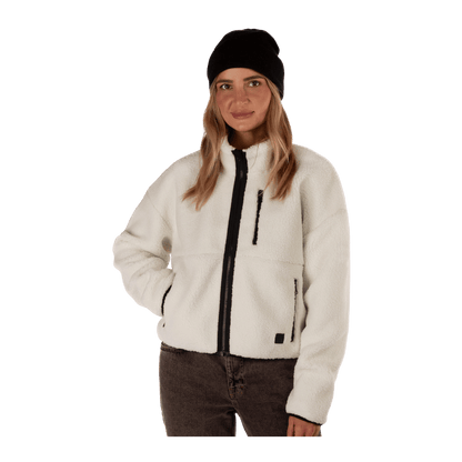 BOULDER GEAR WOMEN DEMURE FLEECE PULLOVER FROST FRONT VIEW