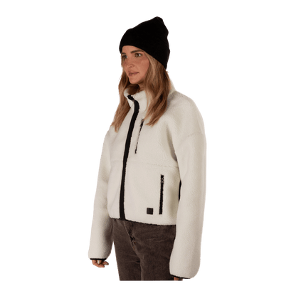 BOULDER GEAR WOMEN DEMURE FLEECE PULLOVER FROST SIDE VIEW