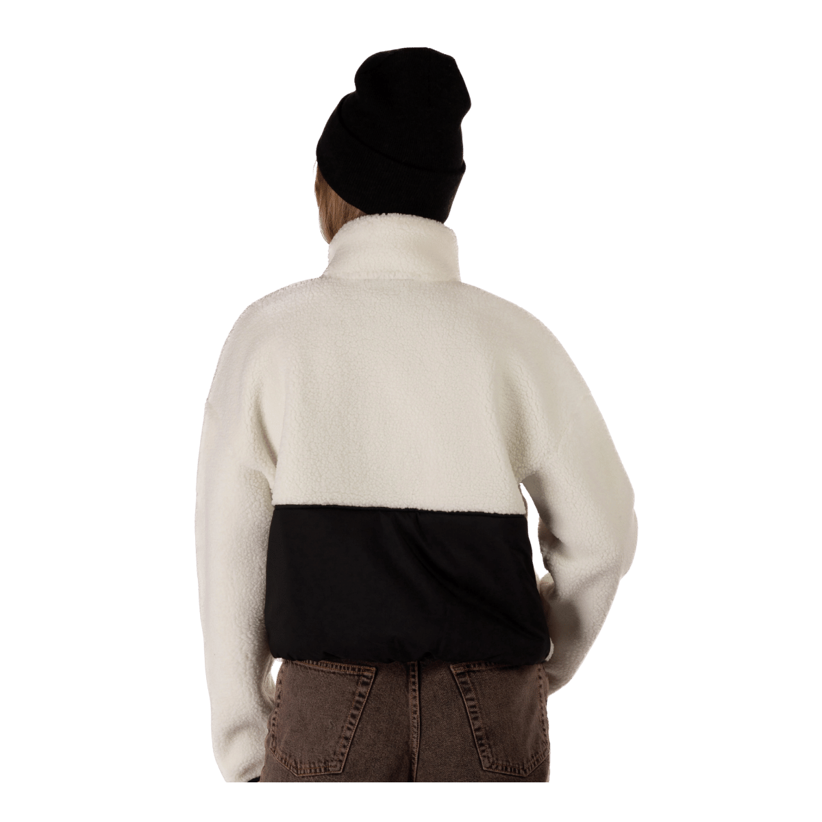 BOULDER GEAR WOMEN DEMURE FLEECE PULLOVER FROST BACK VIEW