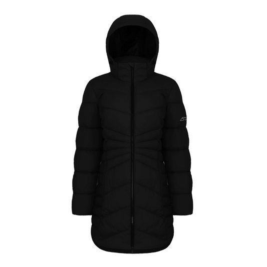 BOULDER GEAR WOMEN NEVADA JACKET BLACK FRONT VIEW