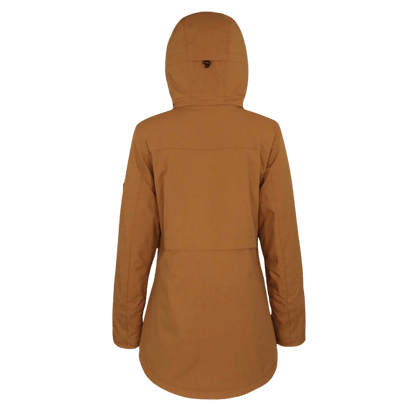 BOULDER GEAR WOMEN PETAL JACKET BRONZE BACK VIEW