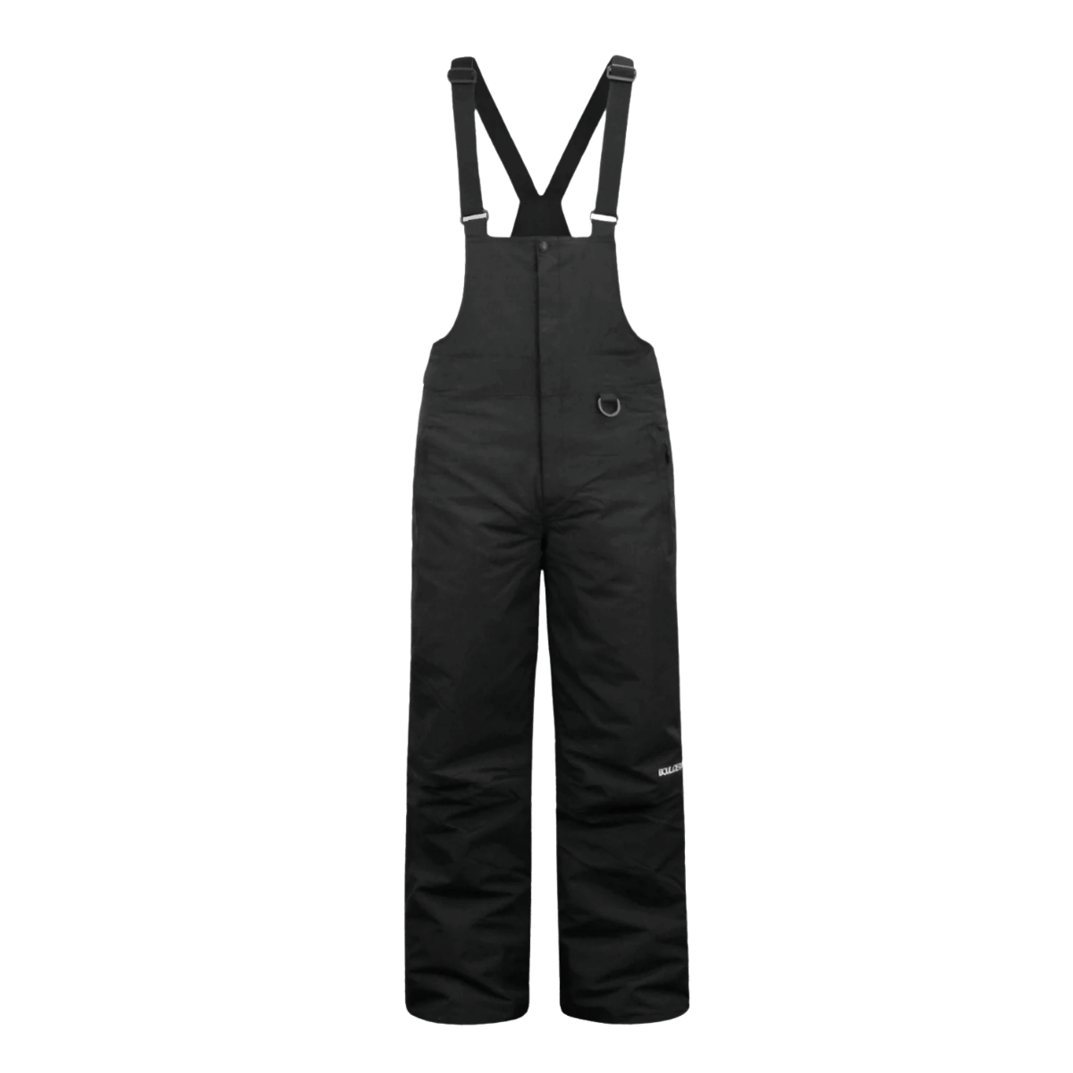 BOULDER GEAR WOMEN PINNACLE BIB REGULAR BLACK FRONT VIEW