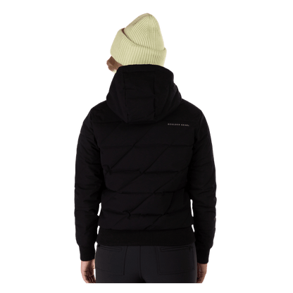 BOULDER GEAR WOMEN PRUE JACKET BLACK BACK VIEW