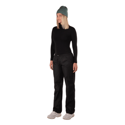 BOULDER GEAR WOMEN STRATUS RAIN PANT EXTENDED BLACK SIDE VIEW